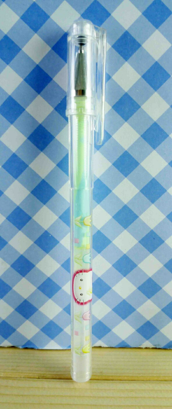 【震撼精品百貨】Hello Kitty 凱蒂貓 HELLO KITTY牛奶筆-綠藍 震撼日式精品百貨
