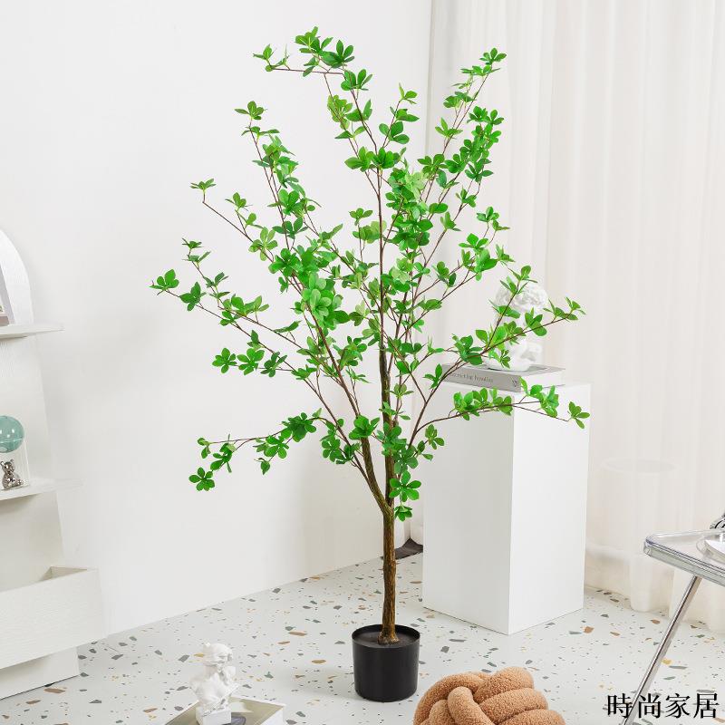 免運 附發票 工廠直銷 仿真樹 仿真擺件 綠植廠家生產仿真綠植吊鐘樹 家居櫥窗裝飾植物盆栽 日本吊鐘樹馬醉木WW0720