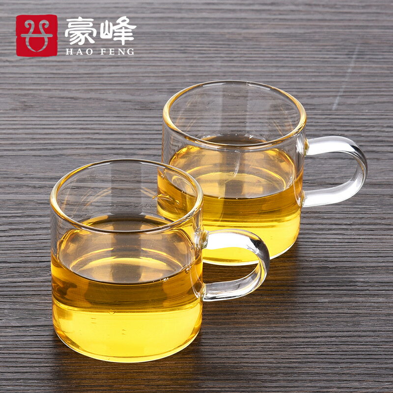 加厚耐熱高溫玻璃茶杯家用透明喝水杯簡約泡茶器日式茶壺茶杯