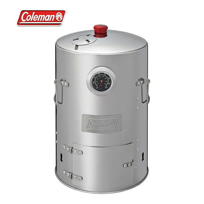【露營趣】Coleman CM-26791 不鏽鋼煙燻桶II 料理桶 煙燻桶 烤箱 桶仔雞 設計 炊具
