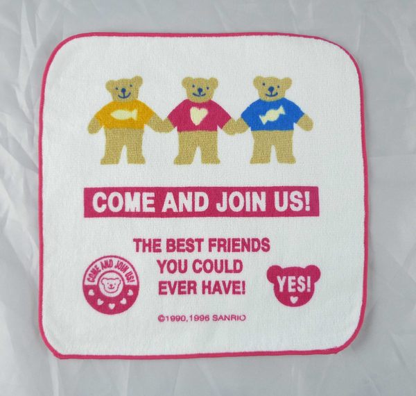 【震撼精品百貨】Tetsunagikuma 彩色牽手熊 方巾 震撼日式精品百貨