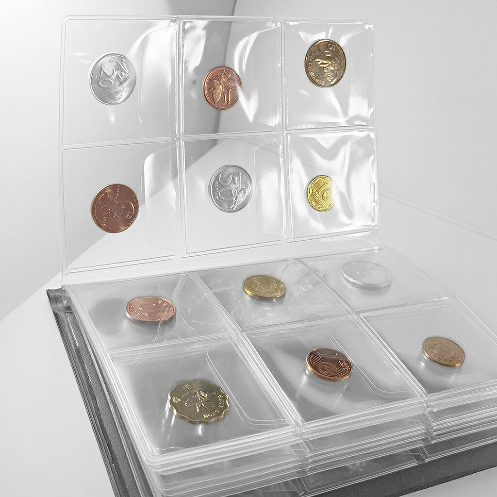 錢幣收藏冊容量60枚硬幣送長輩禮品創意禮物30國硬幣保真收藏| 協貿國際日用品生活3館| 樂天市場Rakuten
