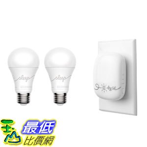 [107美國直購] 智能燈泡 C by GE Voice-Control C-Sleep Starter 2 C-Sleep Smart LED Light Bulbs C-Reach Smart Bridge