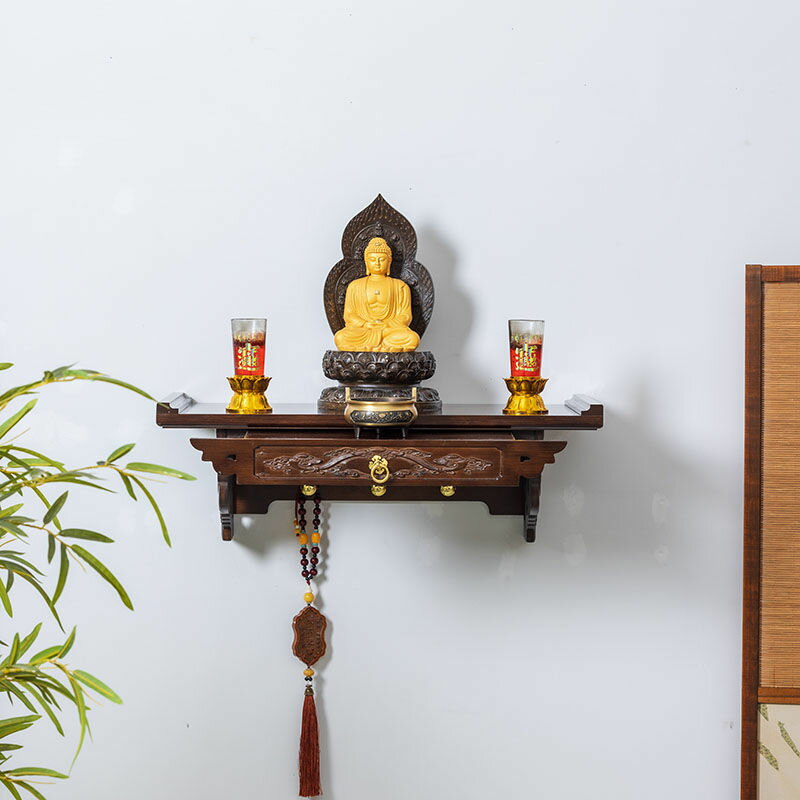 免運/附發票 壁掛式供桌家用置物架小型香案家用神位桌懸掛財神爺關公供奉臺 快速出貨