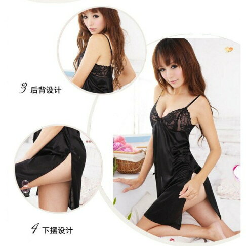 人氣款 冰絲睡衣 情趣睡衣 性感睡衣 吊帶睡衣 連身睡衣 加大碼M~XXXL 性感優質 親膚涼感 0