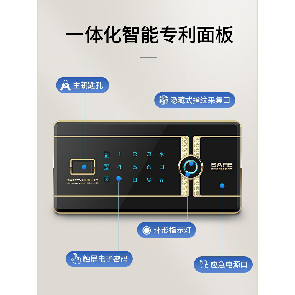 德國進口【代言】官方旗艦店保險櫃家用小型迷你防盜保險箱存