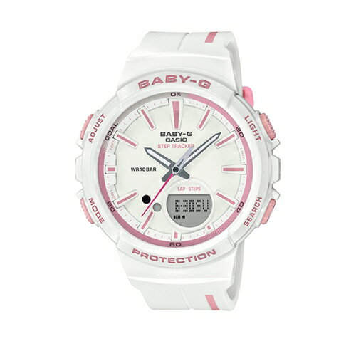 CASIO BABY-G運動熱潮流行腕錶/計步功能/BGS-100RT-7ADR