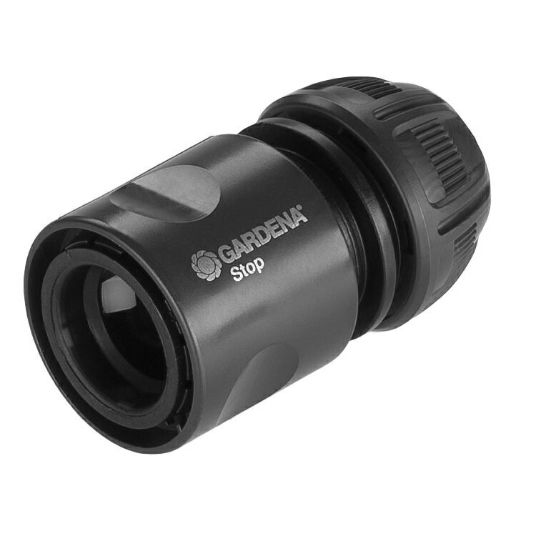 【GARDENA 景觀園藝】 EcoLine止水型水管快接頭 13mm ( 裸包裝版 ) 18908-0070000