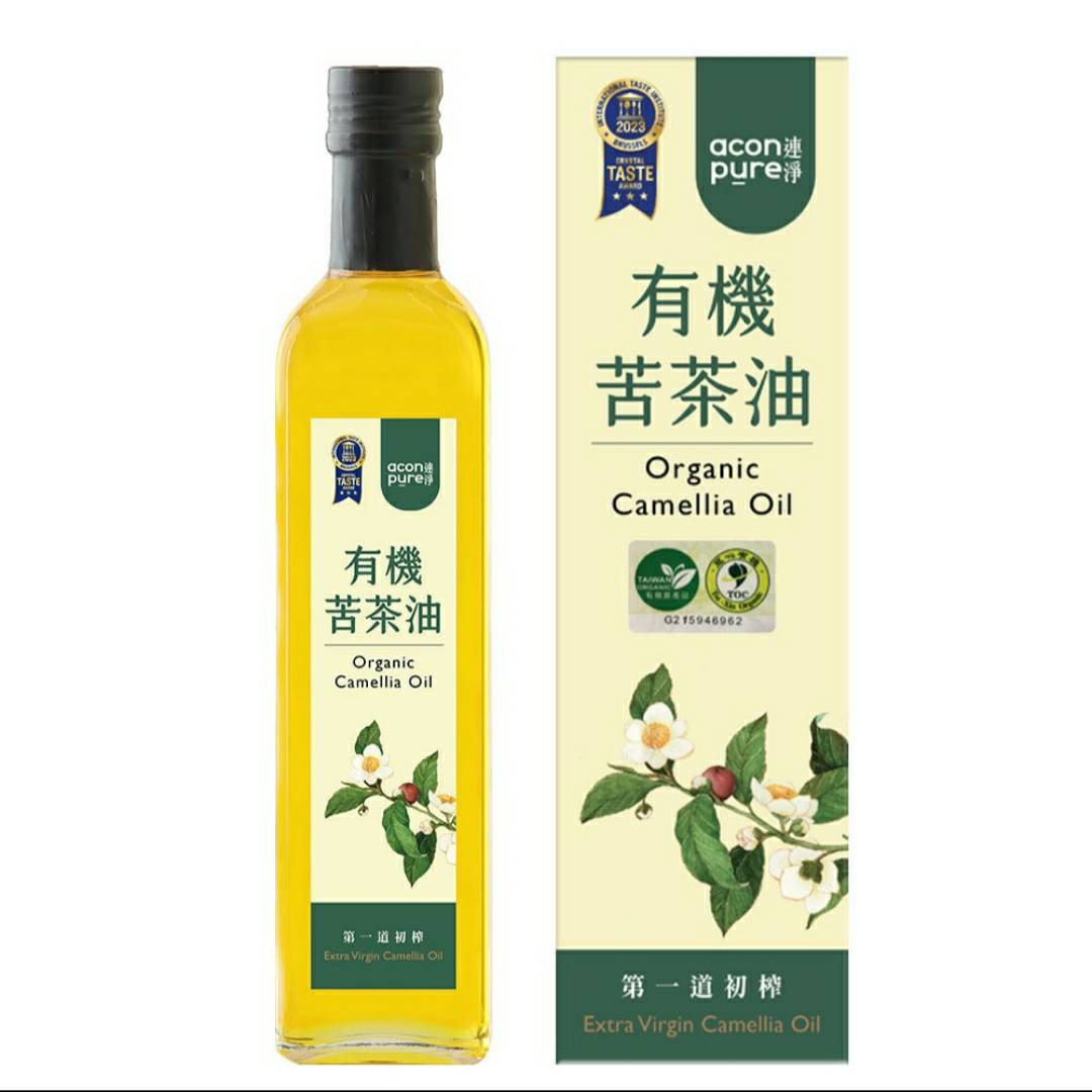 acon pure連淨 有機苦茶油250ml/盒(超商限2瓶)