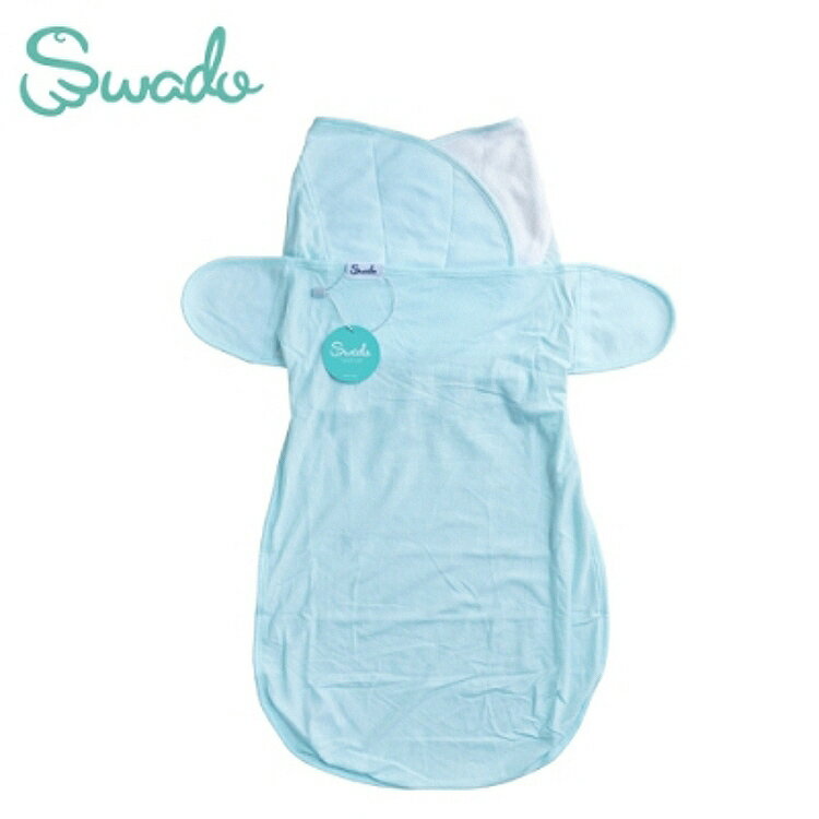 美國Swado 全階段靜音好眠包巾-入門款(藍綠色-S) 附專用洗衣袋【甜蜜家族】