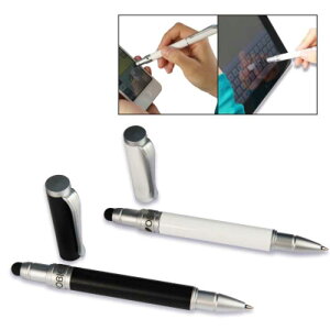 強強滾-【OBIEN歐品漾】高感度二用觸控筆-可替換觸控筆頭及筆芯型-黑白兩色可選