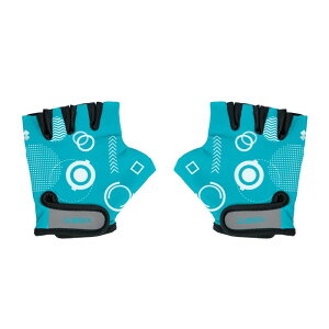 法國GLOBBER哥輪步EVO 兒童手套XS-(4895224404958幾何藍綠) 432元