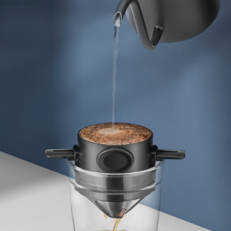 【FUJI-GRACE富士雅麗】折疊式掛耳咖啡濾杯 咖啡過濾器 濾網 免用濾紙