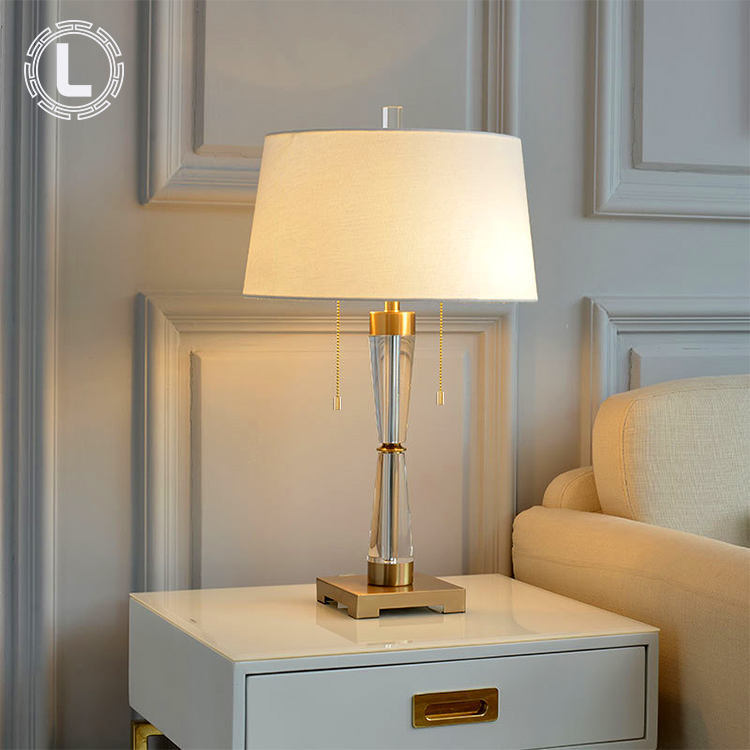 【免運/可開票】臺灣公司 檯燈 床頭燈小夜燈 氛圍燈 輕奢美式簡約臺燈臥室床頭燈現代酒店會所客廳展廳裝飾臺燈