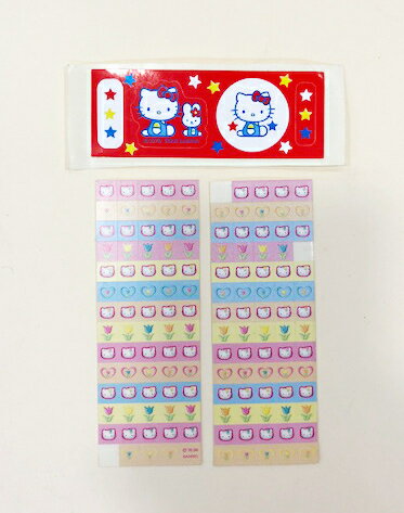 【震撼精品百貨】Hello Kitty 凱蒂貓 KITTY貼紙-粉/紅 震撼日式精品百貨