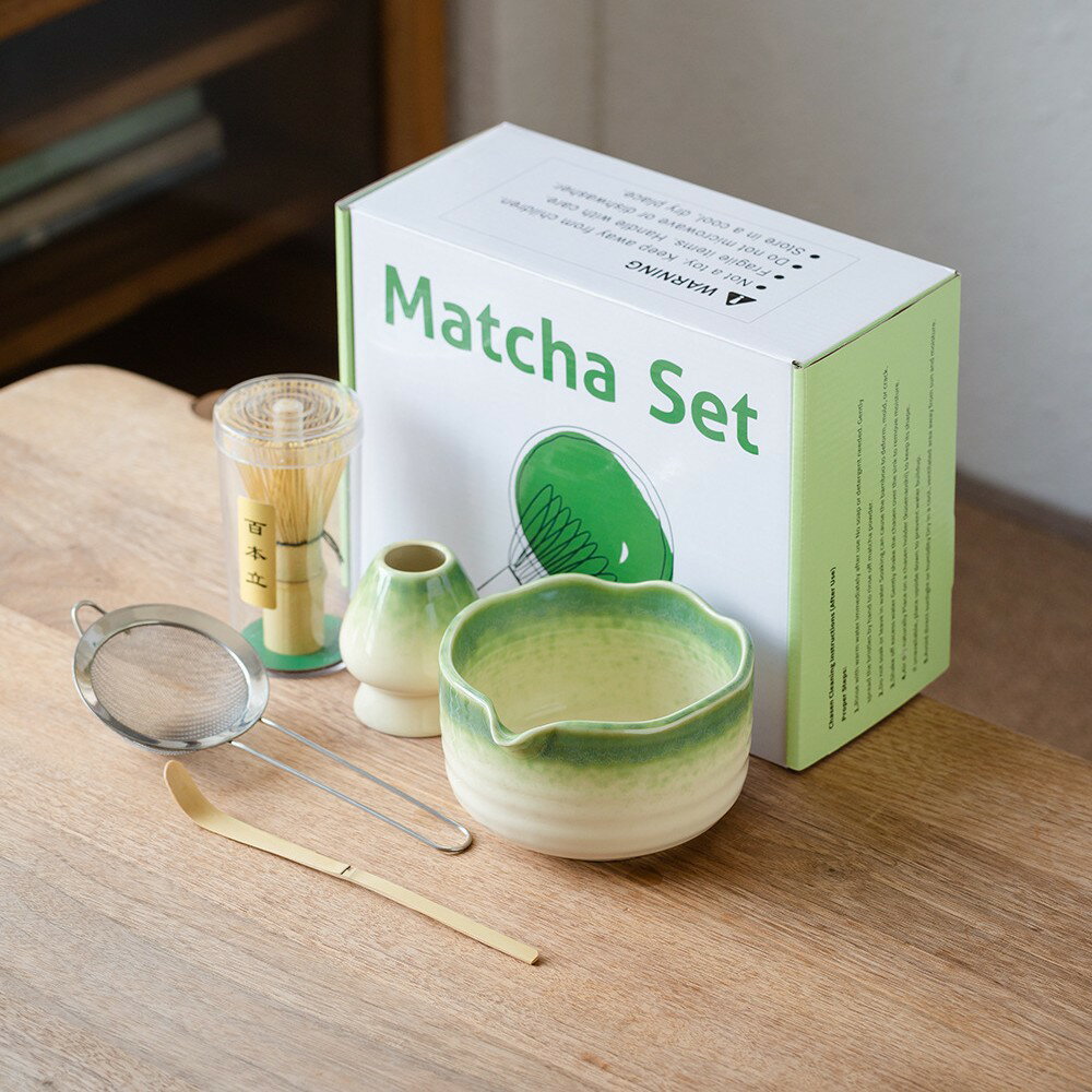 陶瓷抹茶茶具套裝日式抹茶道攪拌器百本立茶筅笠打抹茶工具刷