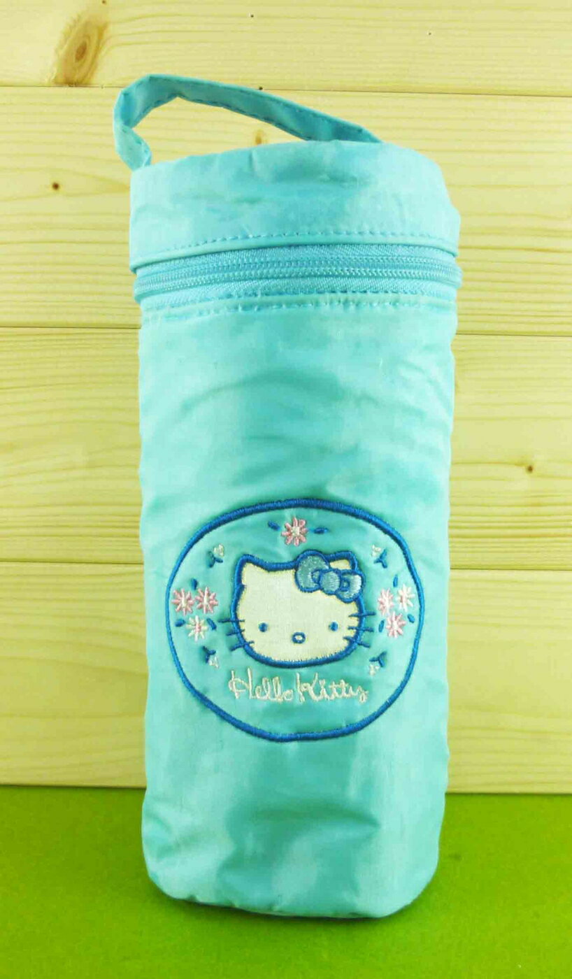 【震撼精品百貨】Hello Kitty 水壺袋-藍色款(大)【共1款】 震撼日式精品百貨