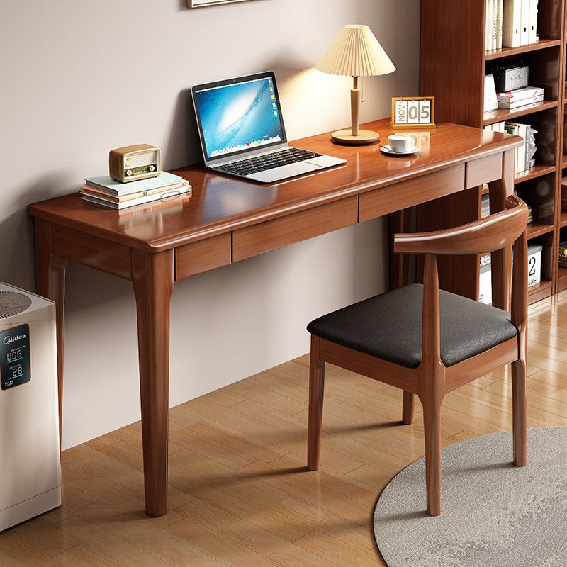【限時優惠】實木窄小書桌40/50cm寬學生家用臥室小戶型成人電腦桌學生寫字桌
