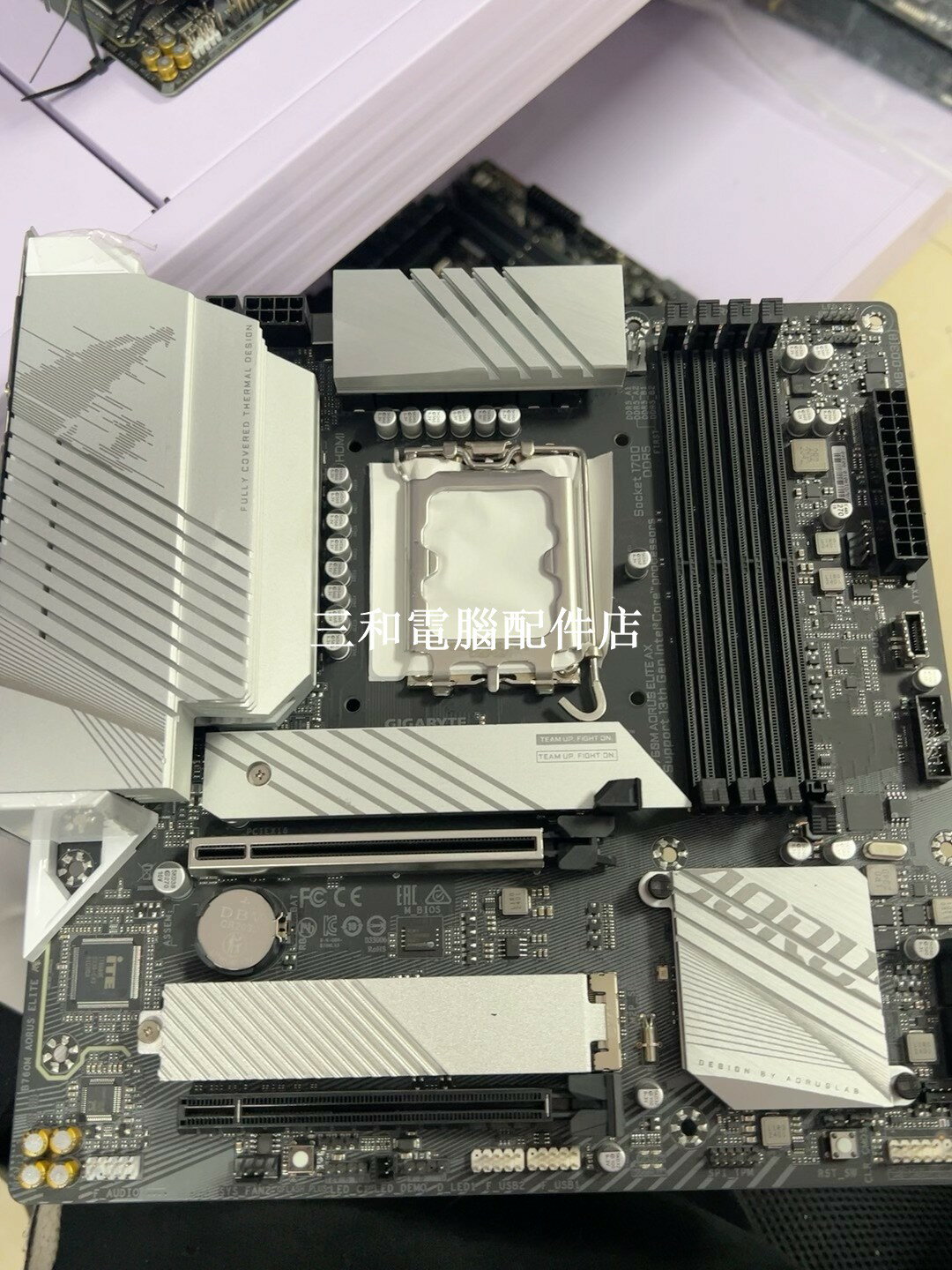 技嘉 B760M AORUS ELITE AX 小雕 主機板 實物拍攝 所見即所得 當天發貨 官方質保 店保到貨自動確認 放心選購