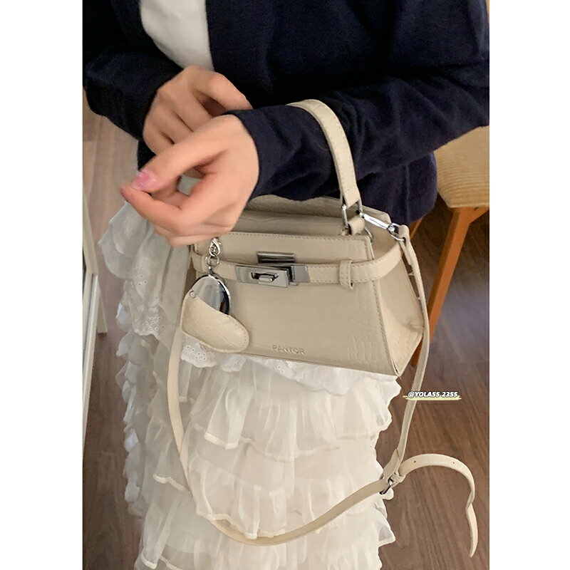 鱷魚紋手提凱麗包包女新款潮時尚韓國小方包百搭超火單肩斜後背包