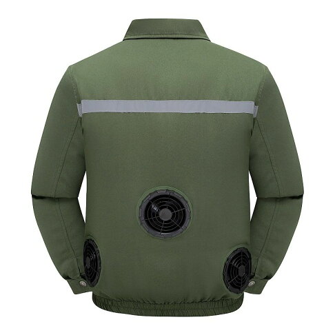 免運 附發票 空調服 3風扇空調服夏季充電制冷帶風扇衣服工人勞保防暑降溫工作服男女 0