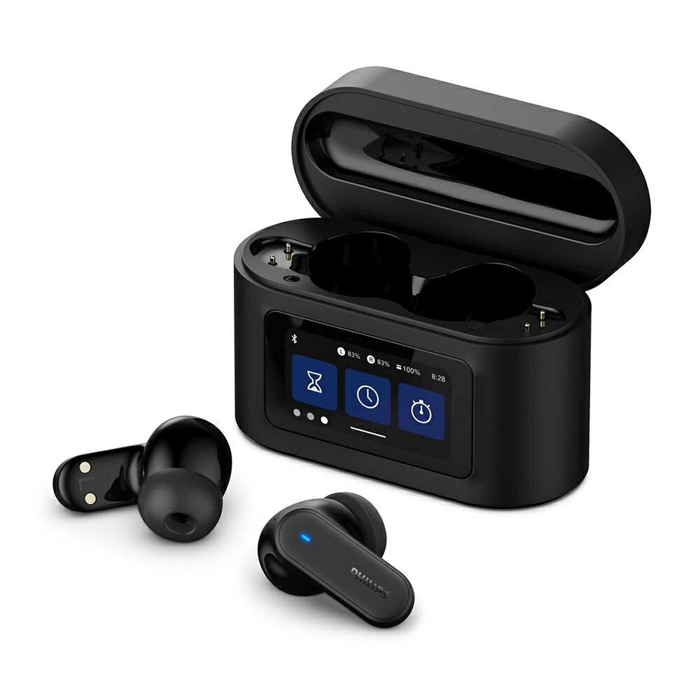 PHILIPS TAT6000 PRO 智能觸控螢幕藍牙耳機｜把你聽見的，全面升級｜全境聆聽