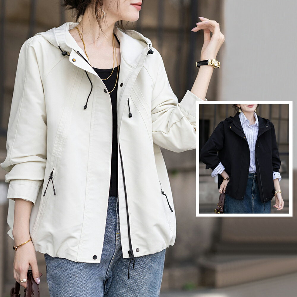 ＊ORead＊短版風衣外套(2色S~4XL)