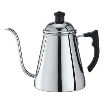 金時代書香咖啡 CafeDe Tiamo 專利溫度計珠頭細口壺 1.0L 極細 8mm口徑 HA1609