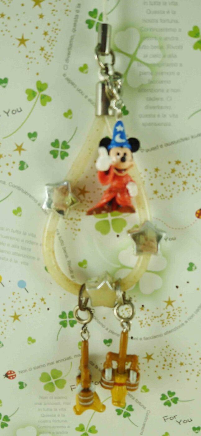 【震撼精品百貨】Micky Mouse 米奇/米妮 手機吊飾-魔法圖案#14085 震撼日式精品百貨