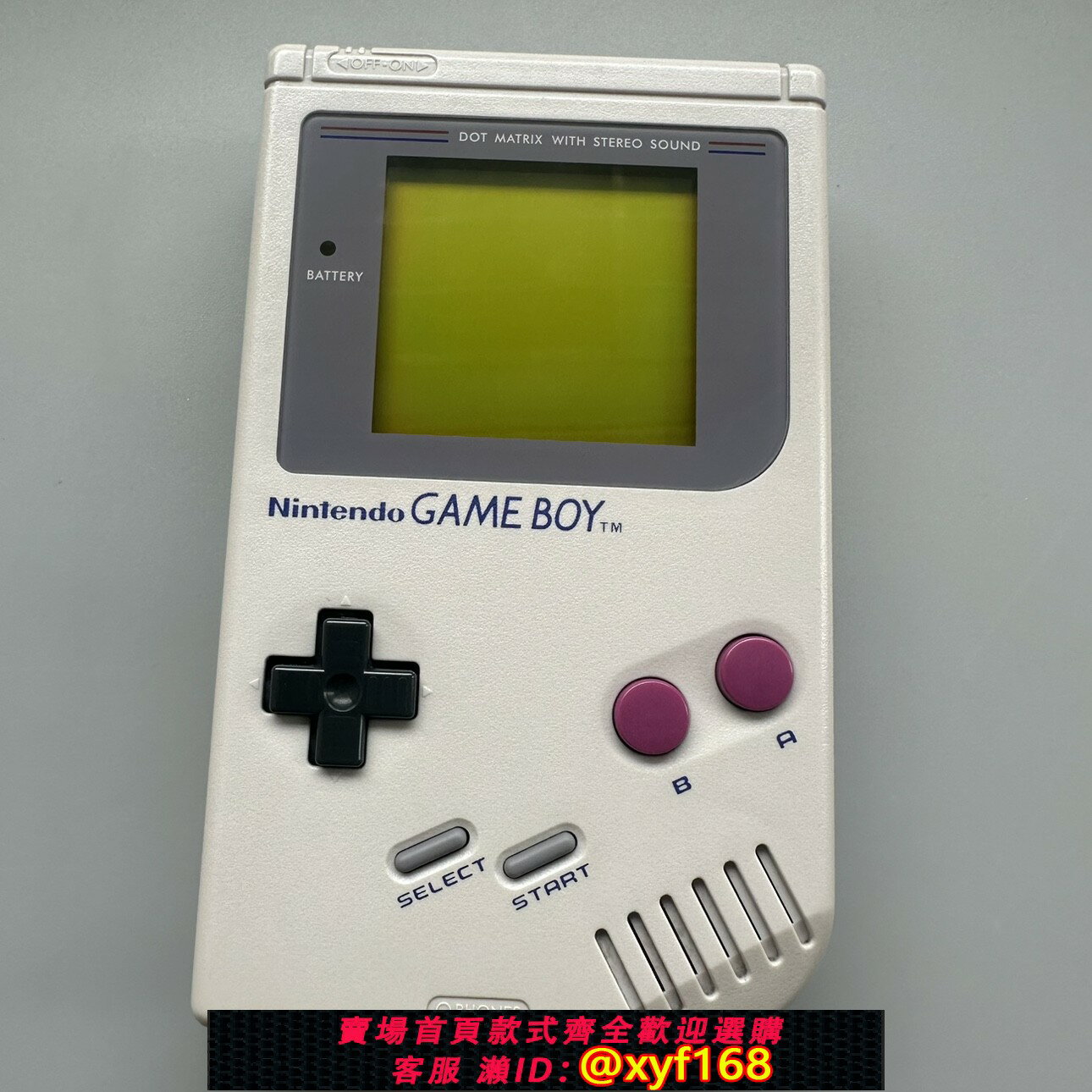{保固一年 可打統編}gameboy 初代遊戲掌機原裝磚頭正版 9 成新
