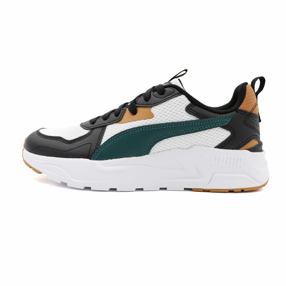 【全館滿額折】Puma Trinity Lite 黑綠白 網布 皮革 運動 休閒鞋 男款 B5391【新竹皇家38929224】