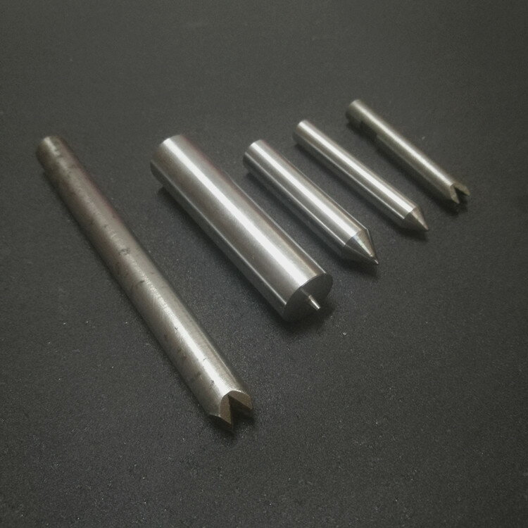 佛珠雕刻機木工車床梅花頂針diy車床尾座配件圓針直柄6/8/10加硬