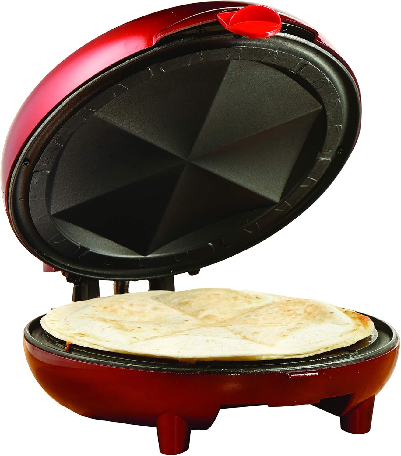 點數11%｜[o美國直購] Brentwood TS-120 Red Quesadilla Maker 900 Watts Of Cooking Power