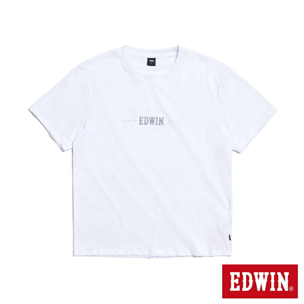 EDWIN 空間剖面短袖T恤-男款 白色