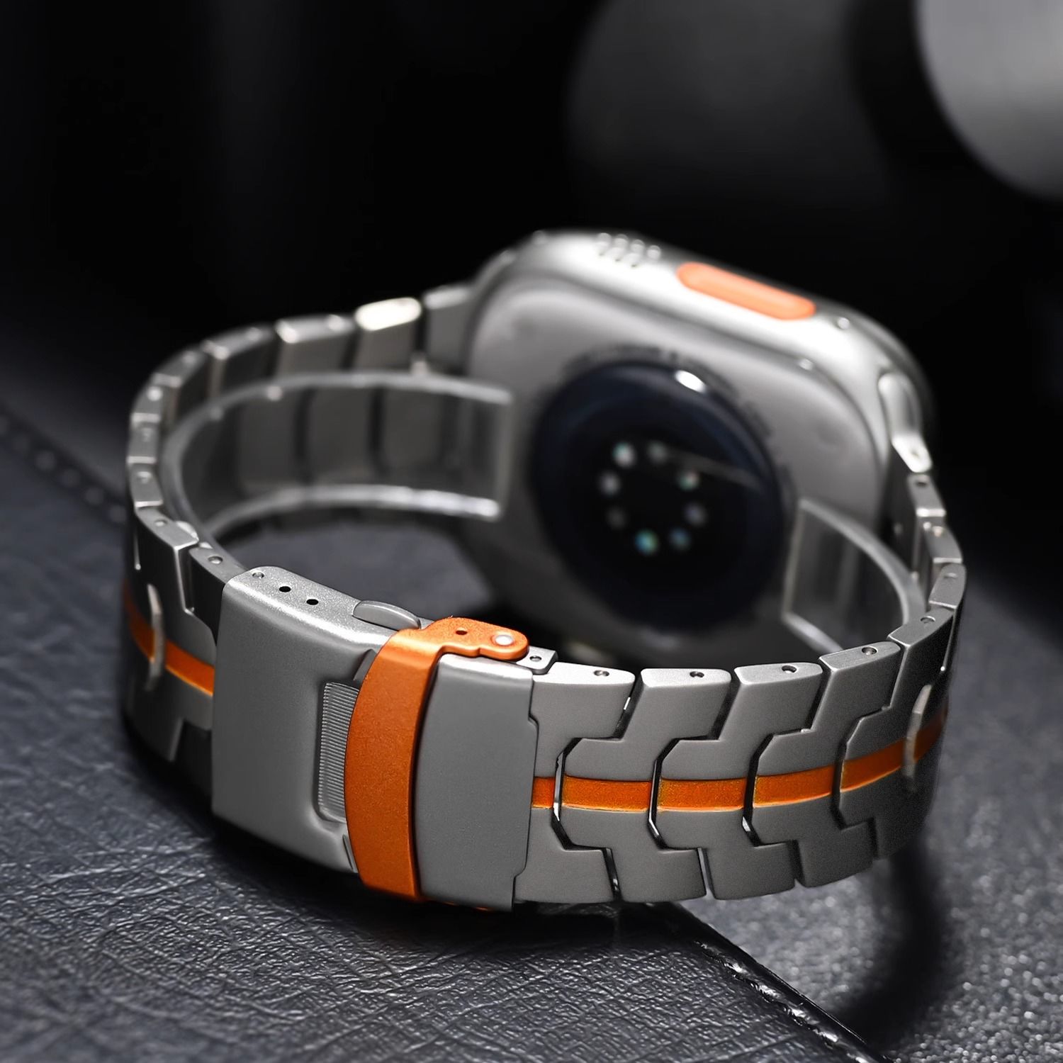 鐵俠49mm男純鈦金屬applewatchultra2表帶