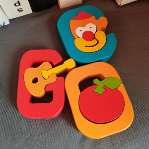 早教幼兒園立體積木幼兒童益智玩具字母認知拼圖拼音形狀