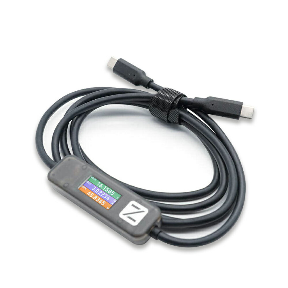 POWER-Z 240W PD3.1 多功能 1.5M 螢幕顯示 數據線 (AK001)