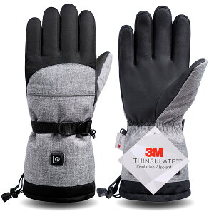 手套 免運 冬季新款智能男女通用發熱手套三擋調溫戶外防水防寒滑雪保暖手套 交換禮物