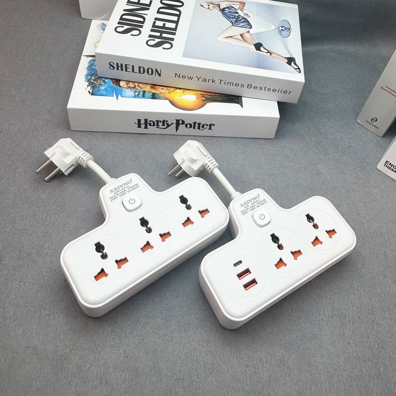 多國通用多功能USB/type-c插頭多孔插座轉換器歐標/美標/英標pb6101