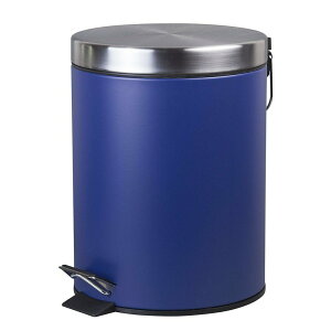 Creative Home不鏽鋼5L垃圾桶(藍色) 防臭 客廳 衛浴 廚房