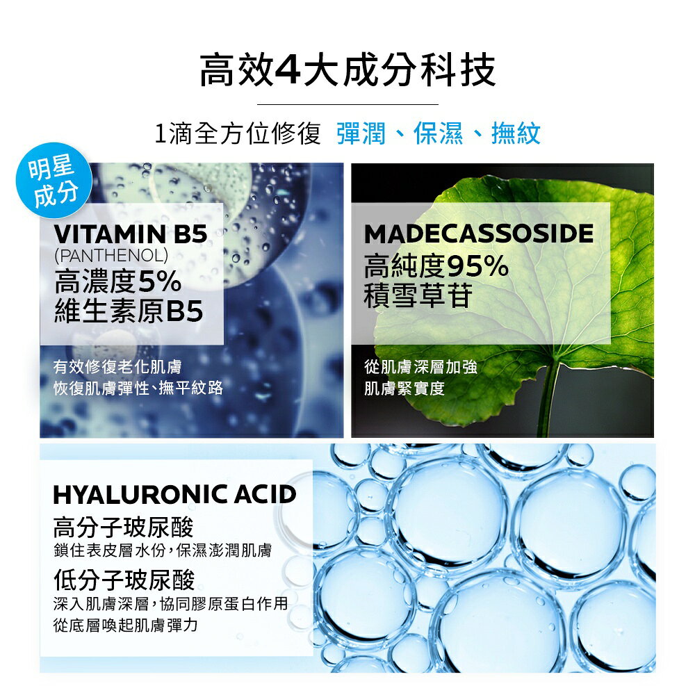 理膚寶水 B5 彈潤修復精華 (B5小藍瓶) 2