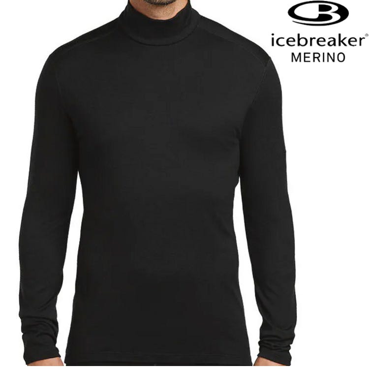 Icebreaker 中性款 羊毛高領長袖-175 0A572C