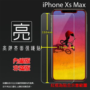 亮面螢幕保護貼 Apple 蘋果 iPhone Xs Max 6.5吋 保護貼 軟性 高清 亮貼 亮面貼 保護膜 手機膜