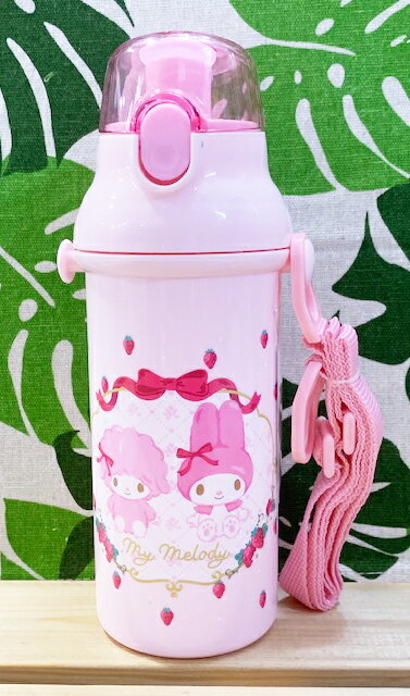 【震撼精品百貨】My Melody 美樂蒂 日本SANRIO三麗鷗美樂蒂直飲水壺480ML-粉*22964 震撼日式精品百貨