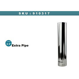 [ WINNERWELL ] 不鏽鋼直煙管 3.5吋 / STOVE CHIMNEY PIPE 柴爐 煙囪 / 910317