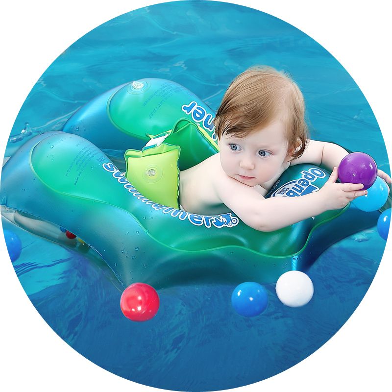 游泳圈 游泳坐騎充氣玩具球 幼兒充氣浮圈寶寶趴趴圈寶貝游泳背帶式嬰兒游泳圈送手泵 免運