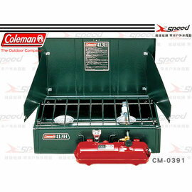 【速捷戶外】【美國Coleman】CM-0391 氣化雙口爐(使用去漬油)高山瓦斯爐快速爐登山爐