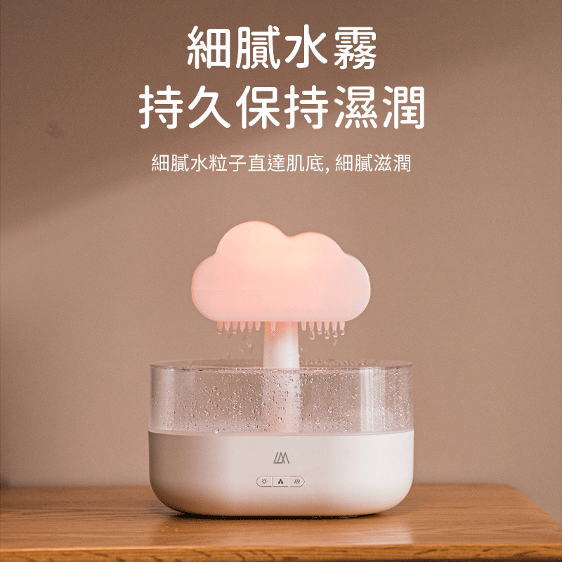 樂米雲朵香薰機 造型香薰機 小夜燈 香氛機 擴香機 薰香機 薰香器 空氣加濕機 水氧機 噴霧機 加濕器 4