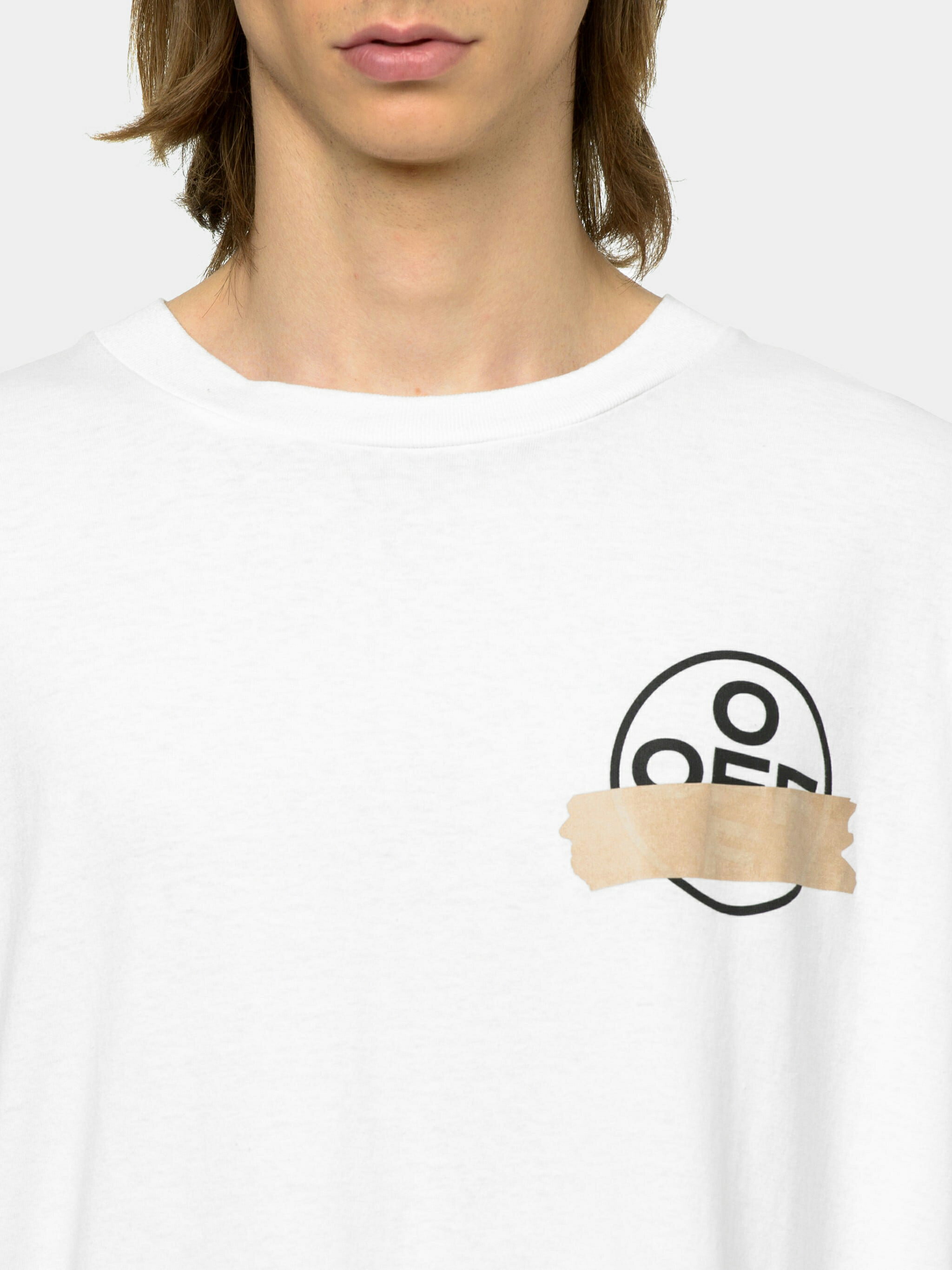 OFF-WHITE MASKING ARROWS DOUBLE TEE OFF-WHITE Brush Arrows Slim