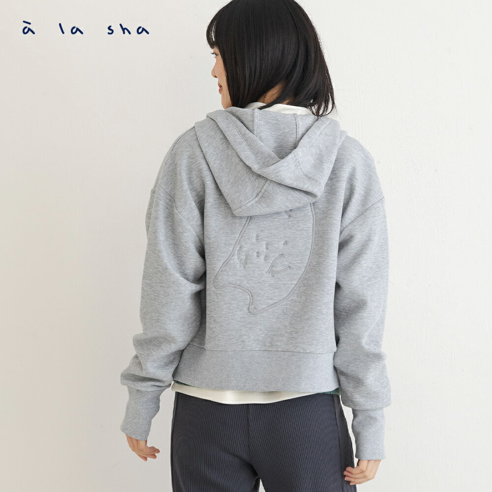 a la sha Qummi太空棉連帽外套 2